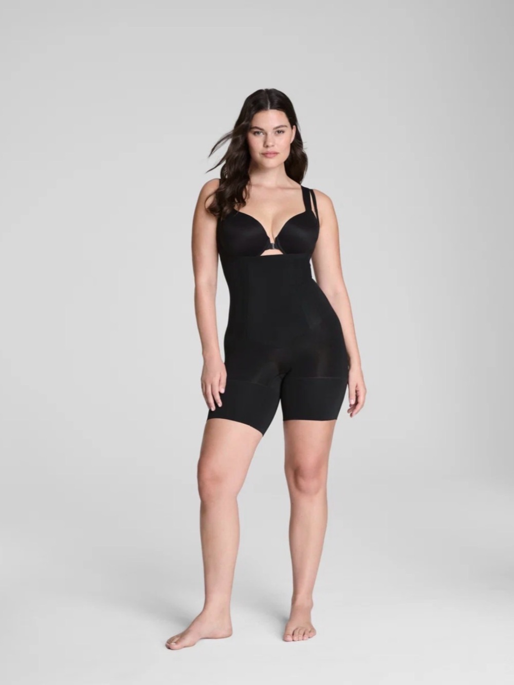 Spanx OnCore High-Waist Mid-Thigh Shaping Bodysuit L - Women Intimates
